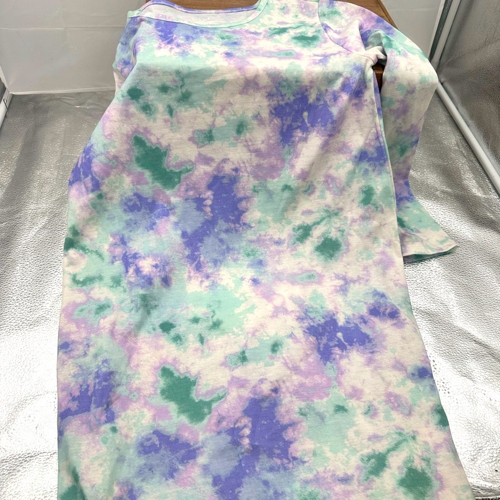 Cat & Jack long sleeve sleep shirt, tie-dye
size XL (14) girls NWOT